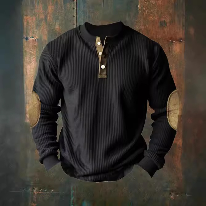 Spring and autumn men's sweater high-end fashion casual long sleeve top selling