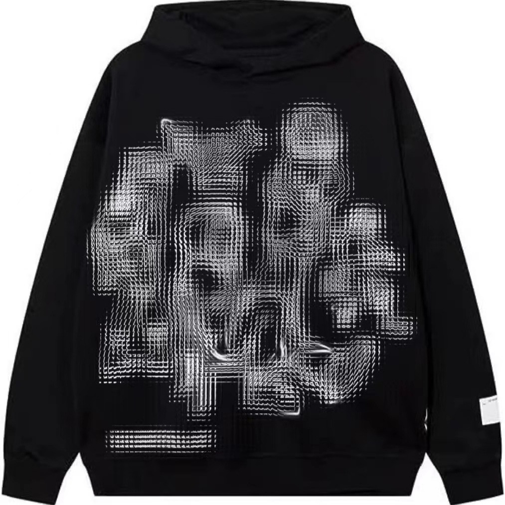 Autumn fashion brand hip hop street graffiti hoodie men's and women's retro casual sports couple sweater