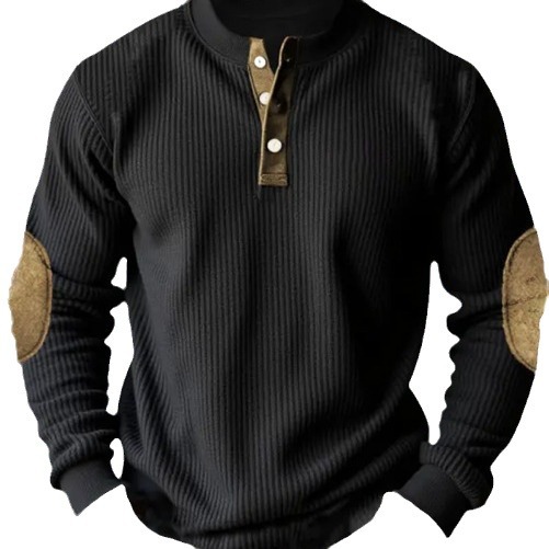 Spring and autumn men's sweater high-end fashion casual long sleeve top selling