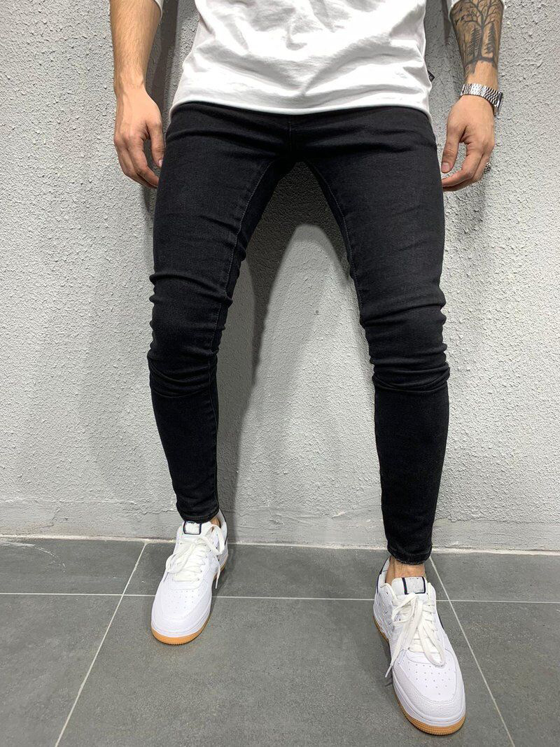 2025 high quality cross-border zhang Europe and the United States stretch feet jeans men's jeans a generation of NK362